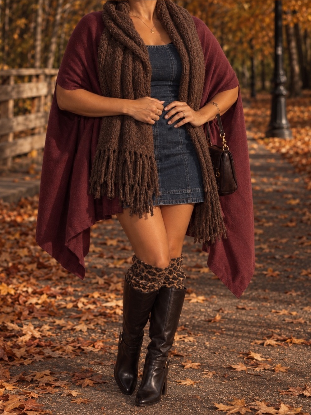 Plum Poncho